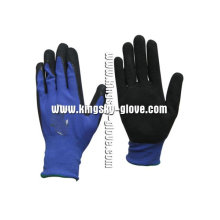 13 G Nylon Liner Breathable Foaming Latex Glove-5222